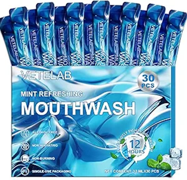 tsa mint mouthwash pack