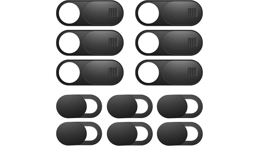 twelve laptop camera covers