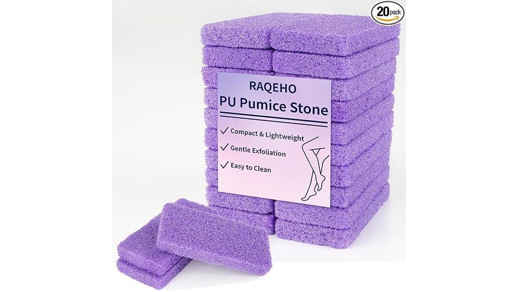 twenty small purple stones