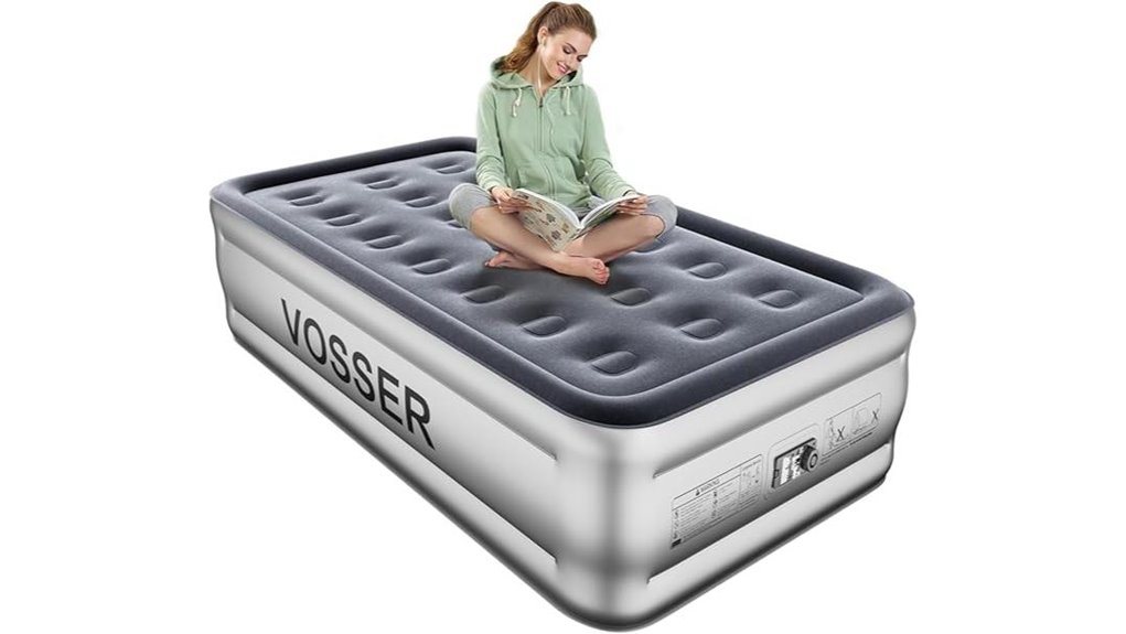 twin mattress built in pump