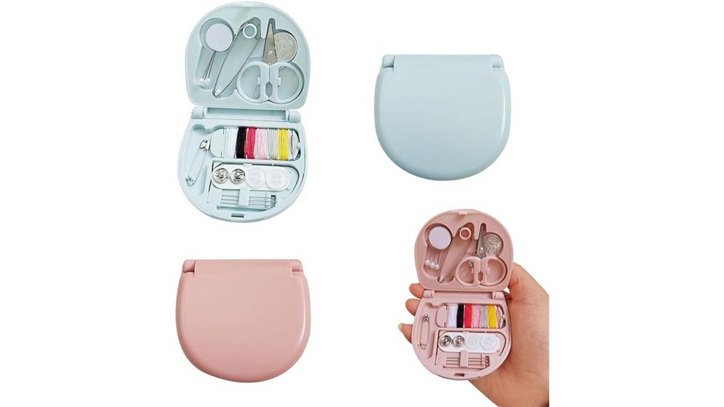 two heart travel sewing kit