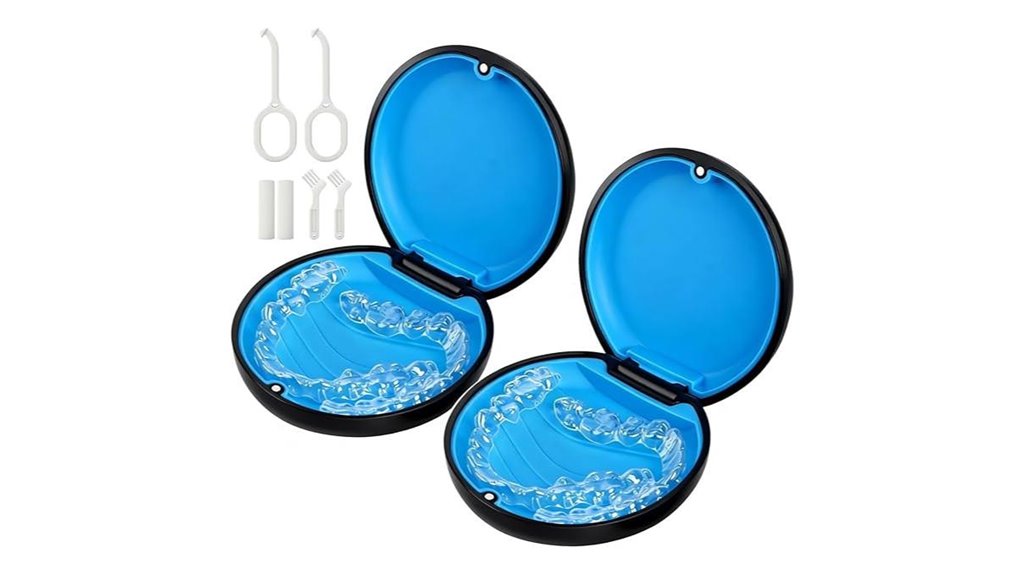 two pack black retainer cases