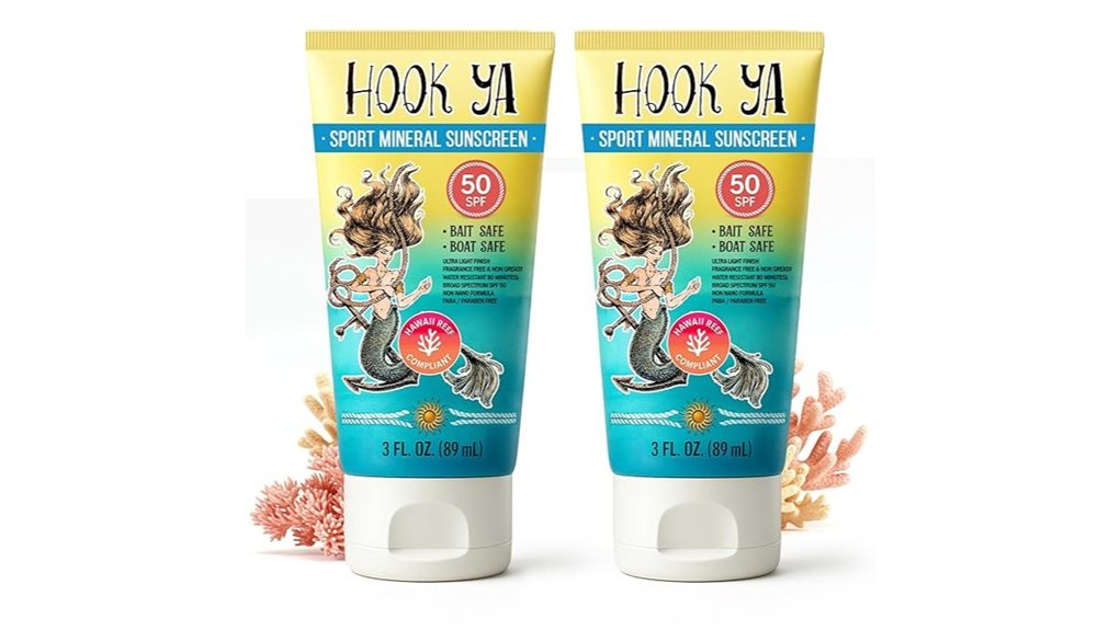 two pack reef safe mineral sunscreen
