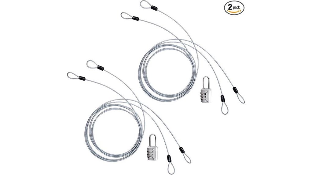 two pack silver 6 6ft cables