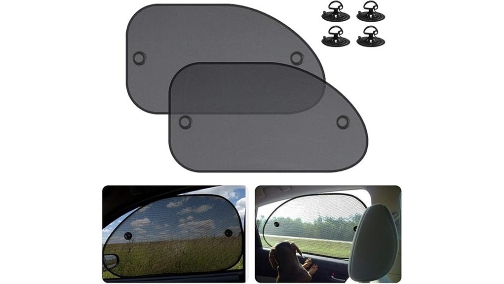 two pack universal car shade