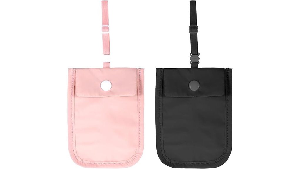 two piece hidden bra wallet