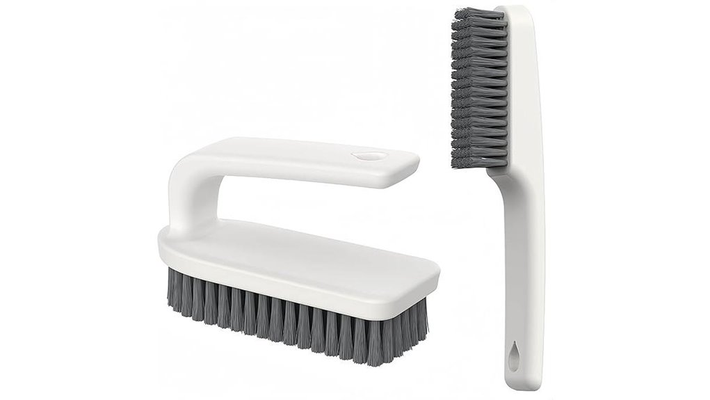 two soft bristle cleaners