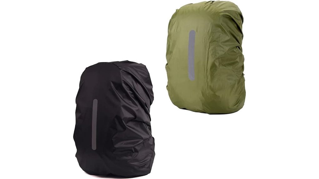 two waterproof reflective covers