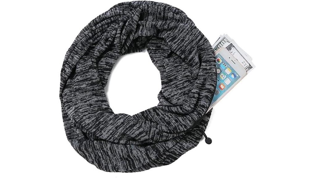 ulalaza infinity scarf pocket