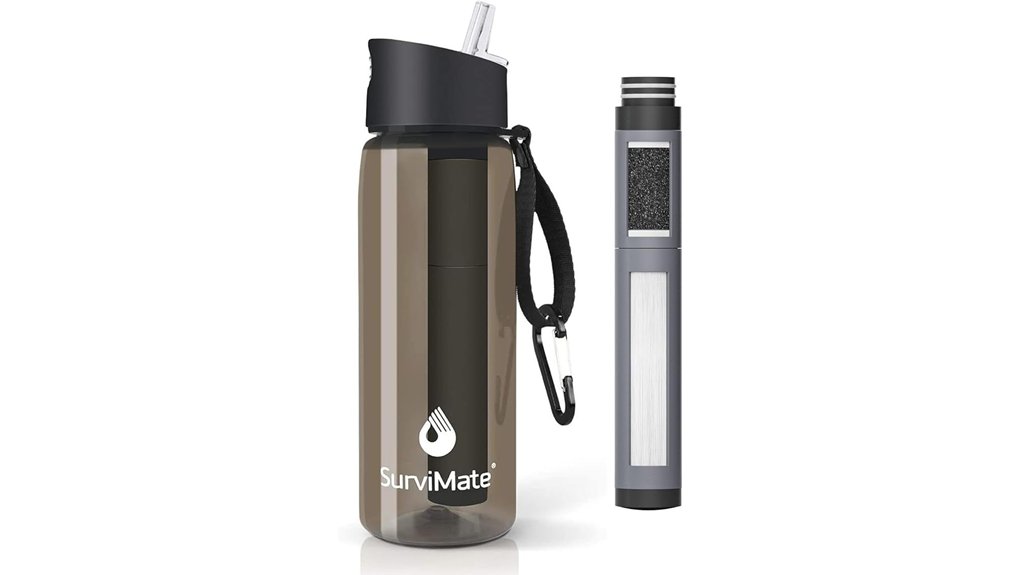 ultra filtration 5 stage portable bottle