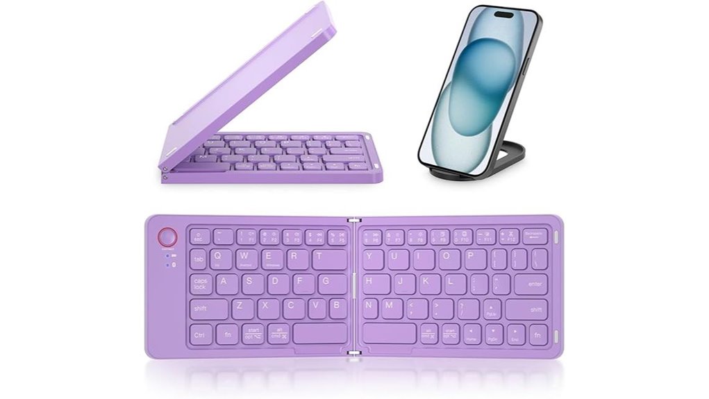 ultra slim bluetooth foldable keyboard