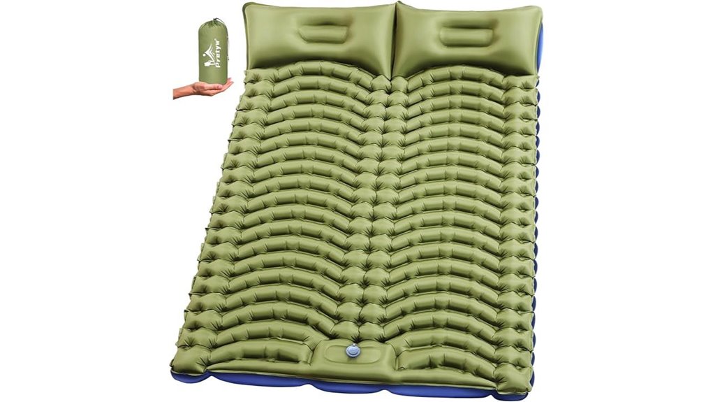 ultralight 2 person inflatable pad