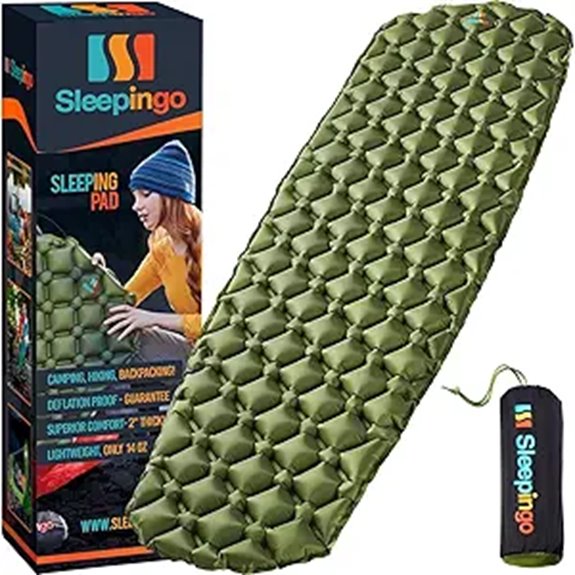 ultralight inflatable camping mattress