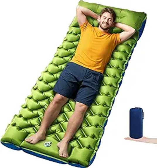 ultralight inflatable camping pad