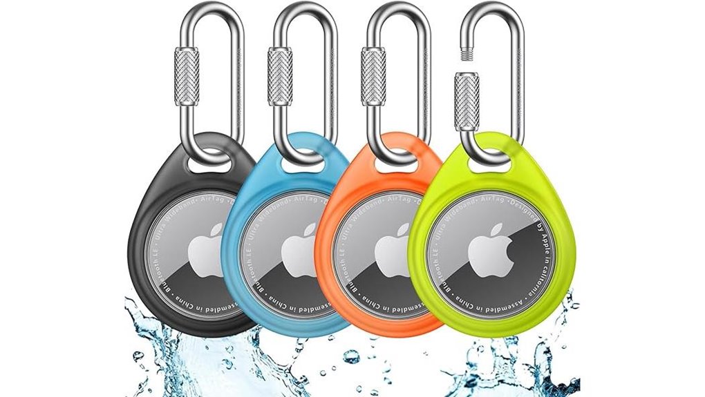 unbreakcable 4 pack airtag keychains