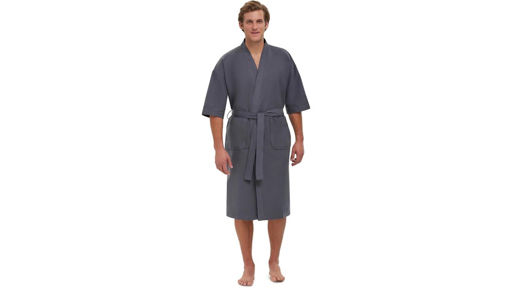 unisex microfiber spa kimono