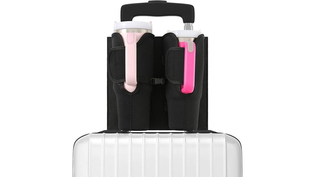 universal luggage cup holder