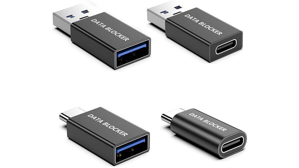 universal usb c blocker black