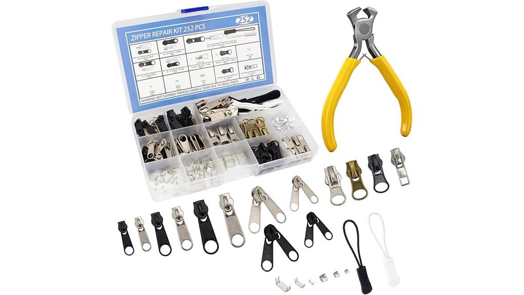 universal zipper repair kit