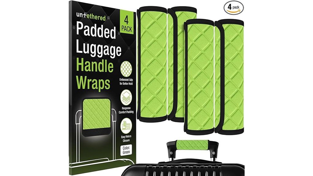 untethered luggage handle wraps