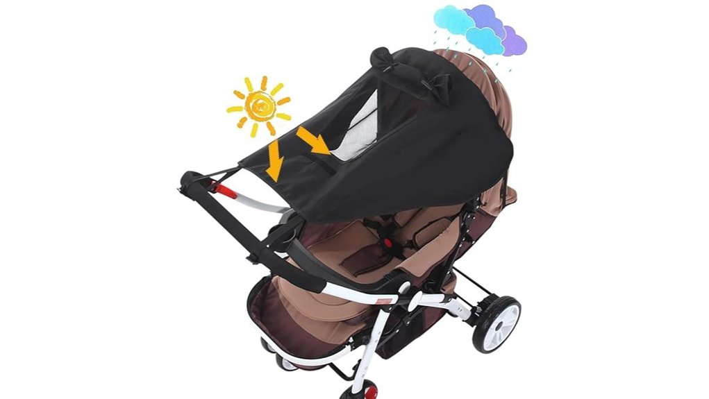 upf 50 blackout stroller