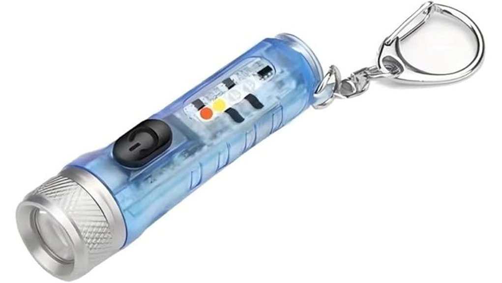 usb c led keychain flashlight