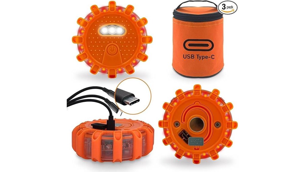 usb c magnetic led flares