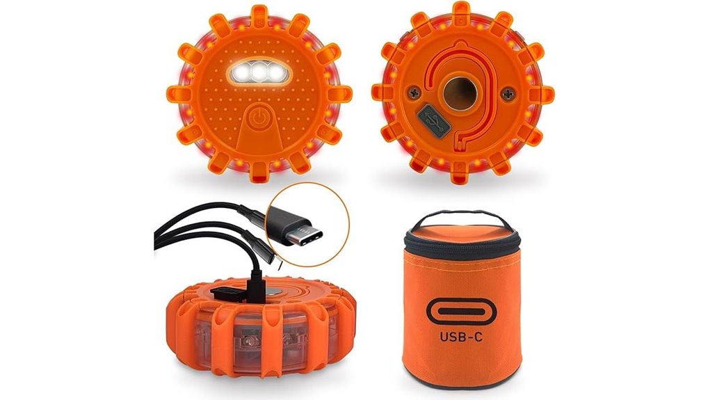 usb c magnetic led flares