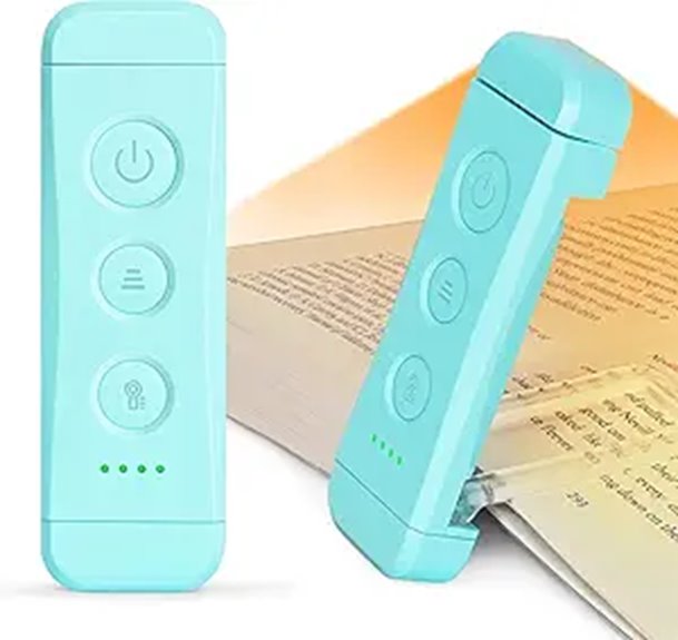 usb clip on book light