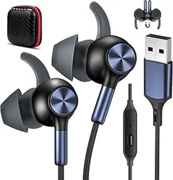 usb earbuds noise cancelling