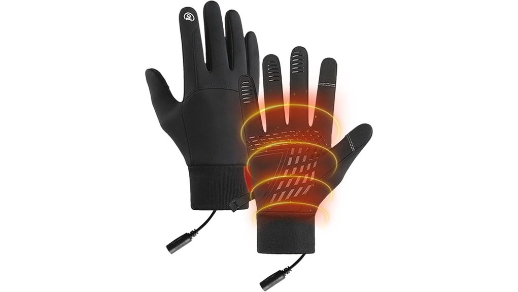 usb heated waterproof gloves