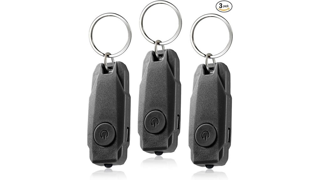 usb rechargeable led keychain