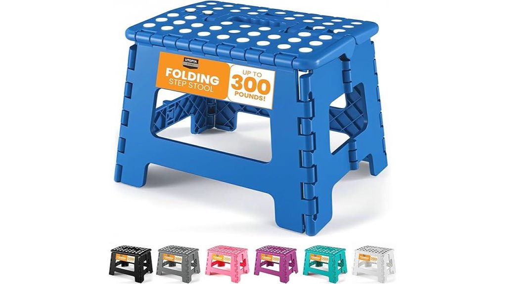 utopia blue folding stool