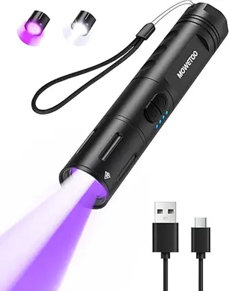 uv 395nm rechargeable waterproof