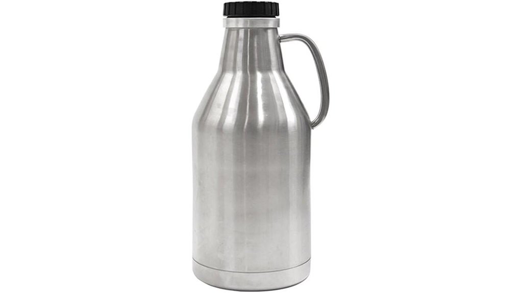 vacuum jacketed stainless 64 oz growler