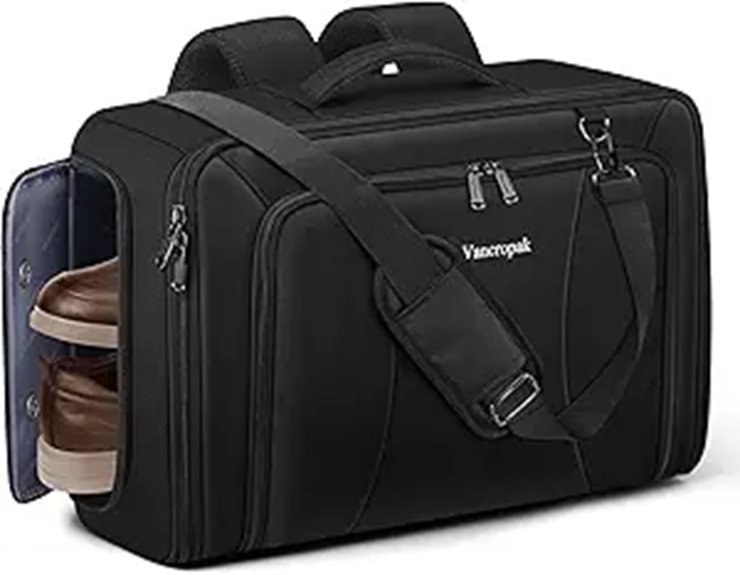 vancropak garment bag straps