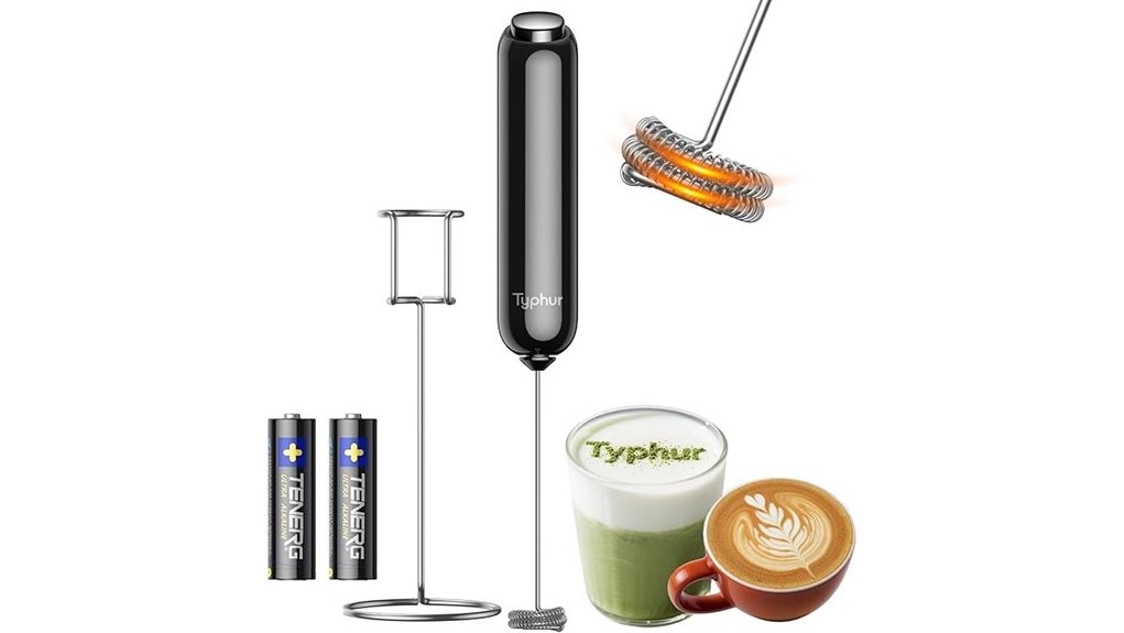 variable milk frother wand