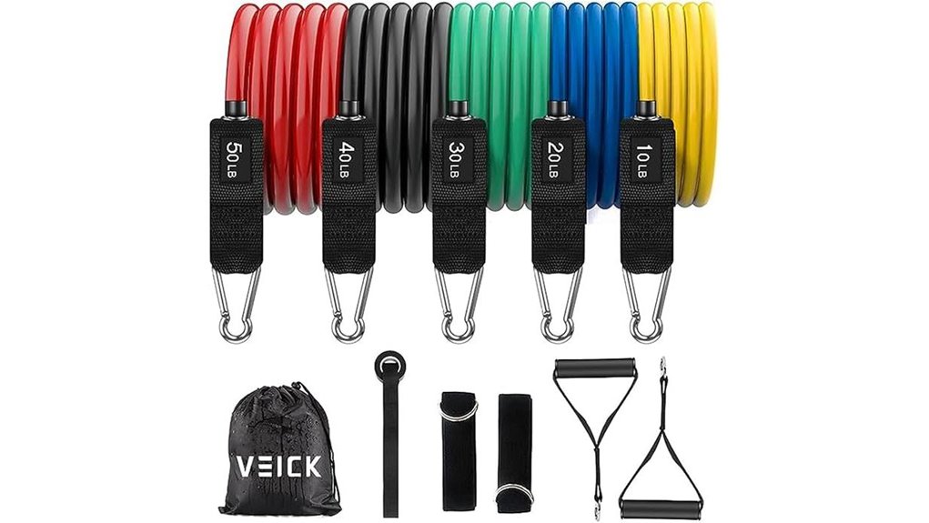 veick resistance bands handles