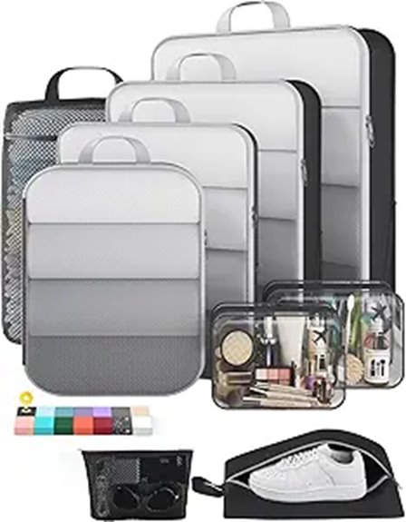 veken black 9 11 organizer