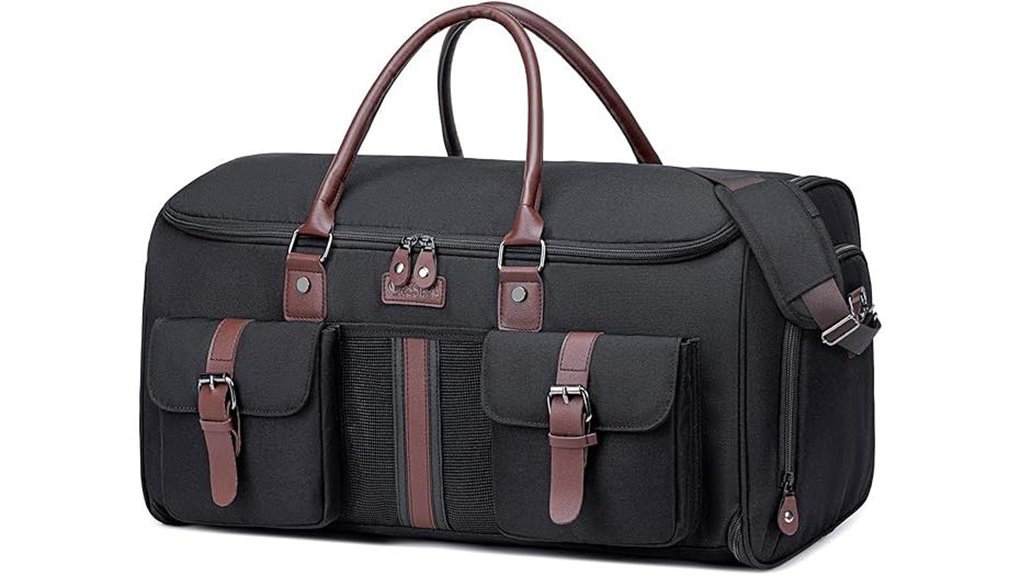 vessgra convertible garment duffle