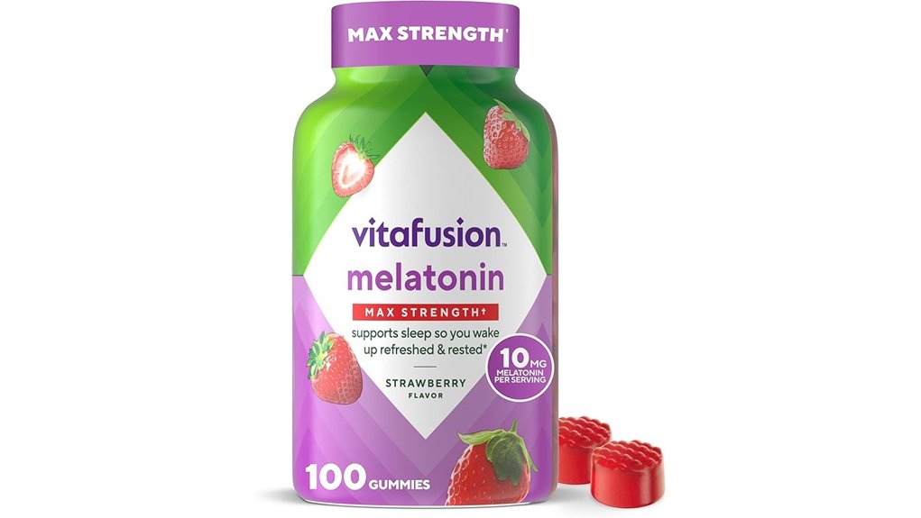 vitafusion 10mg strawberry gummies
