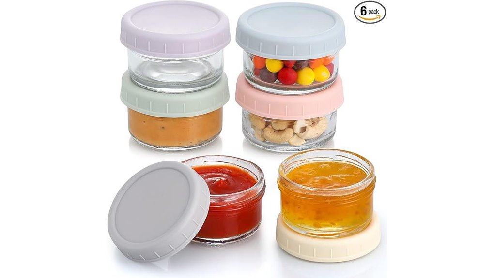 vitever 6 pack leakproof containers