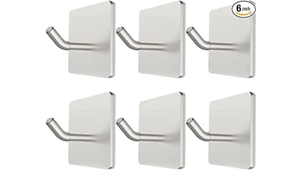 vivii 6 pack adhesive hooks