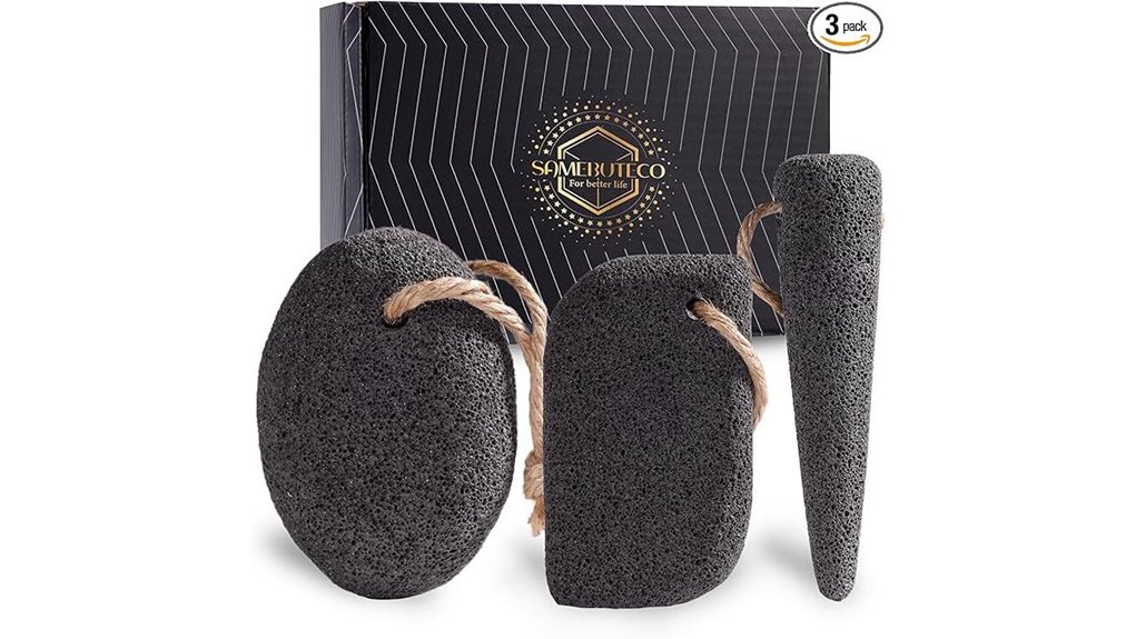 volcanic pumice 3 shape scrubber