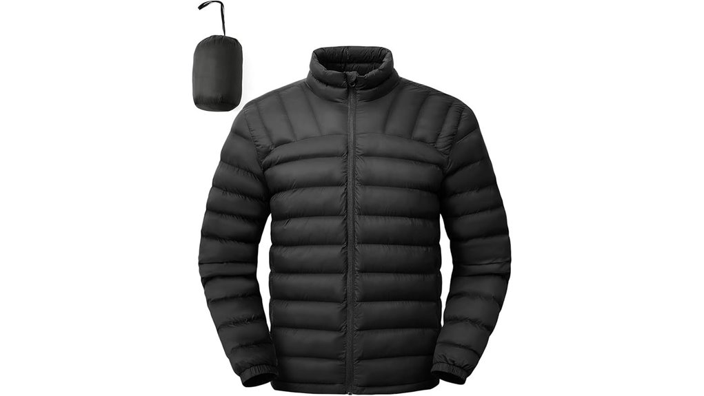 water resistant packable travel jacket