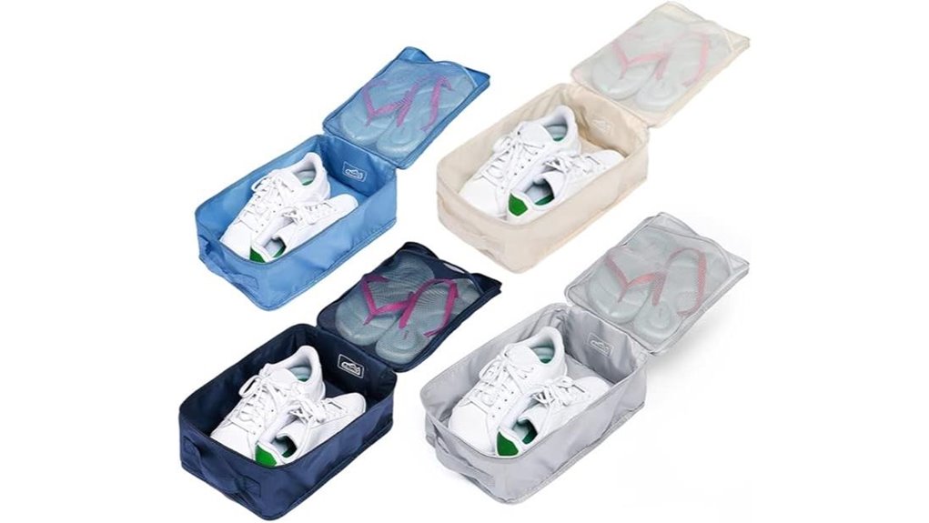 waterproof 4 pack shoe pouches