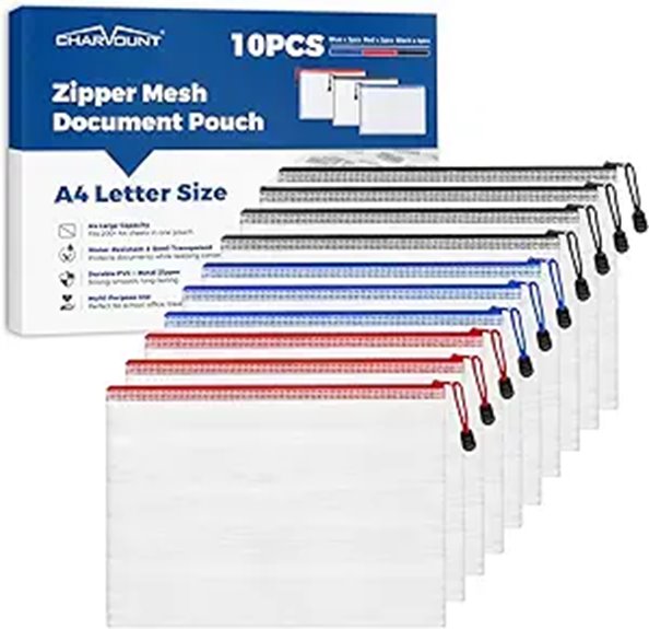 waterproof a4 mesh organizers