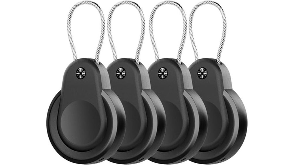 waterproof airtag lock keychains