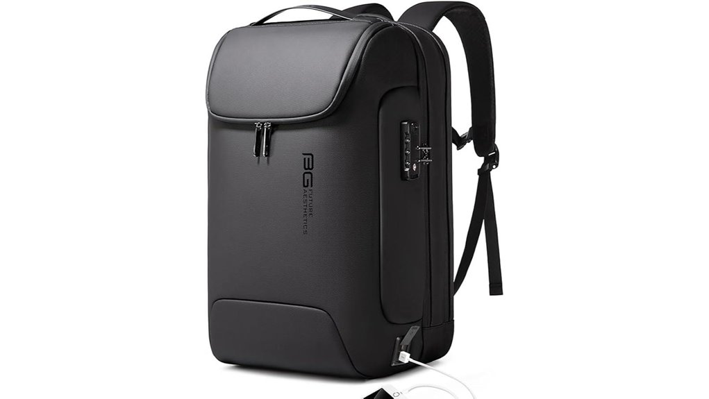 waterproof anti theft usb backpack