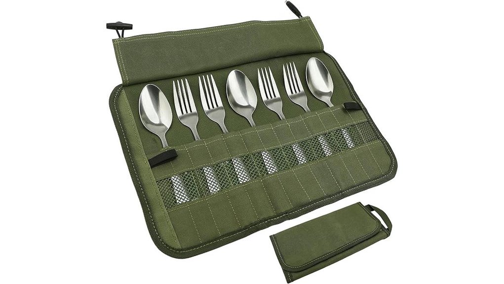 waterproof camping 13 slot green